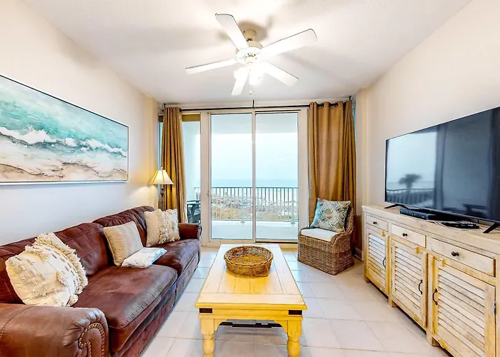 Holiday home Ocean & Gulf Front W Furnished Balcony Shared In & Outdoor Pools & Hot Tub