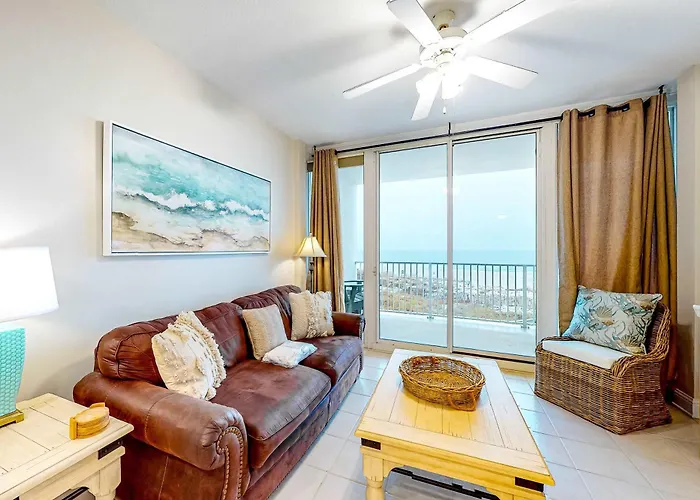 Ocean & Gulf Front W Furnished Balcony Shared In & Outdoor Pools & Hot Tub Gulf Shores