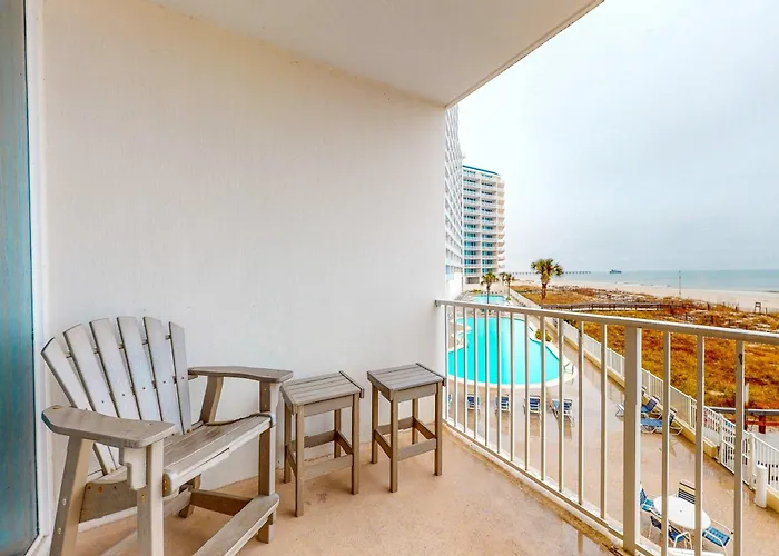 Holiday home Ocean & Gulf Front W Furnished Balcony Shared In & Outdoor Pools & Hot Tub