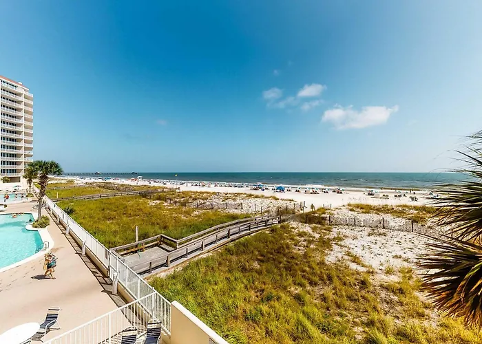 Ocean & Gulf Front W Furnished Balcony Shared In & Outdoor Pools & Hot Tub *