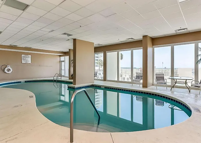 Ocean & Gulf Front W Furnished Balcony Shared In & Outdoor Pools & Hot Tub Holiday home Gulf Shores