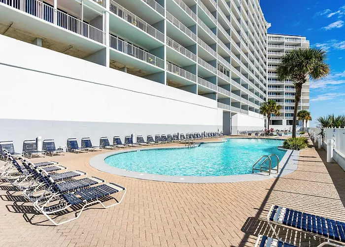 Ocean & Gulf Front W Furnished Balcony Shared In & Outdoor Pools & Hot Tub