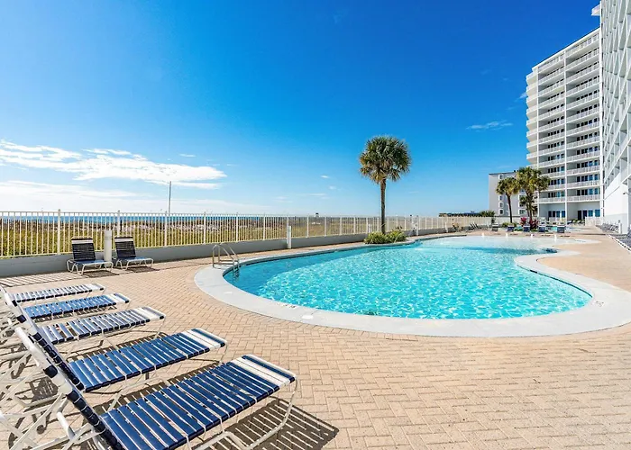 Ocean & Gulf Front W Furnished Balcony Shared In & Outdoor Pools & Hot Tub *