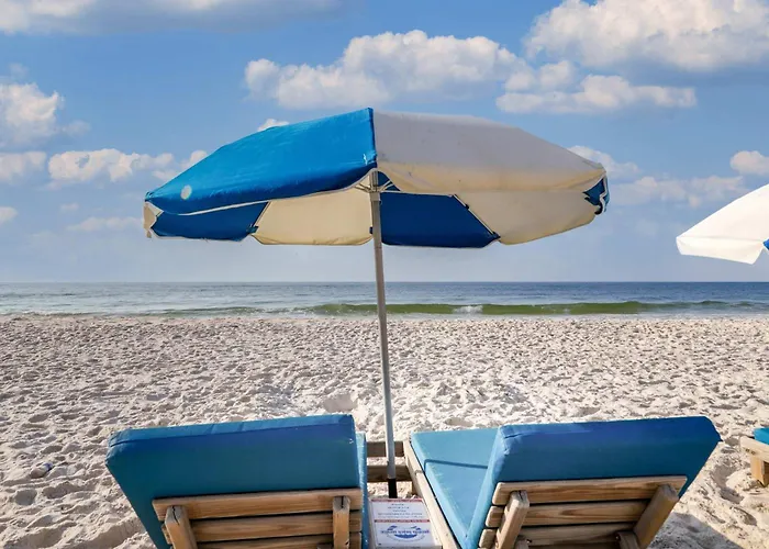 Ocean & Gulf Front W Furnished Balcony Shared In & Outdoor Pools & Hot Tub Gulf Shores